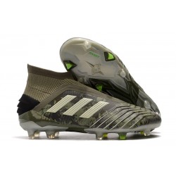 adidas Predator 19+ FG Chaussure Neuf Héritage Vert Sable