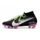 Nike Mercurial Superfly 7 Elite SE FG Crampon -Noir Blanc Violet