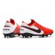 Crampons de Football Nike Tiempo Legend 8 Elite FG Rouge Blanc Noir