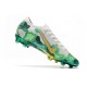 Nike Mercurial Vapor 13 Elite FG ACC Chaussure Mbappe Gris Or Vert