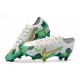 Nike Mercurial Vapor 13 Elite FG ACC Chaussure Mbappe Gris Or Vert