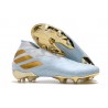 Chaussure adidas Nemeziz 19+ FG Homme -Bold Aqua Or Blanc
