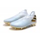 Chaussure adidas Nemeziz 19+ FG Homme -Bold Aqua Or Blanc