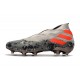 adidas Nemeziz 19+ FG Crampons Football Gris Orange Blanc