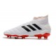 Crampons de Football adidas Predator Mania 19.1 FG ADV Blanc Rouge Noir