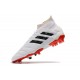 Crampons de Football adidas Predator Mania 19.1 FG ADV Blanc Rouge Noir