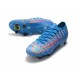 Nike Mercurial Vapor XIII Elite SG-PRO Anti-Clog Bleu Rouge