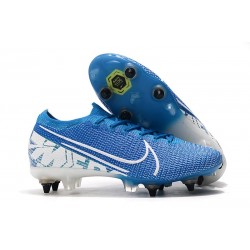 Nike Mercurial Vapor XIII Elite SG-PRO Anti-Clog New Lights Bleu Blanc