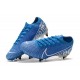 Nike Mercurial Vapor XIII Elite SG-PRO Anti-Clog New Lights Bleu Blanc