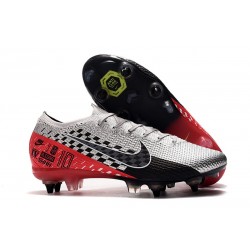 Nike Mercurial Vapor XIII Elite SG-PRO Anti-Clog Neymar Platine Noir Rouge