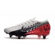 Nike Mercurial Vapor XIII Elite SG-PRO Anti-Clog Neymar Platine Noir Rouge