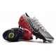 Nike Mercurial Vapor XIII Elite SG-PRO Anti-Clog Neymar Platine Noir Rouge