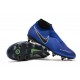 Nike Phantom Vsn Elite Df Sg-Pro Ac Bleu Chrome Blanc