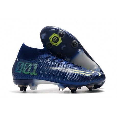 Nike Mercurial Superfly VII Elite DF SG-Pro Anti Clog,Dream Speed Bleu