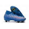 Nike Mercurial Superfly VII Elite DF SG-Pro Anti Clog Bleu Rouge