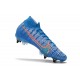 Nike Mercurial Superfly VII Elite DF SG-Pro Anti Clog Bleu Rouge