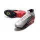 Nike Mercurial Superfly VII Elite DF SG-Pro Anti Clog Neymar Platine Noir Rouge