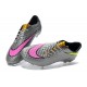 2014 Nike Hypervenom Phantom FG Chaussure de Football Argent Or Slime Rose