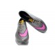 2014 Nike Hypervenom Phantom FG Chaussure de Football Argent Or Slime Rose