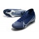 Nike Mercurial Superfly 7 Elite SE FG Crampon -Bleu Blanc
