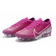 Crampons Nouveau Nike Mercurial Vapor XIII Elite FG Violet Blanc