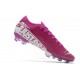 Crampons Nouveau Nike Mercurial Vapor XIII Elite FG Violet Blanc