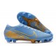 Nike Mercurial Vapor 13 Elite FG ACC Chaussure Bleu Or