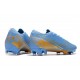 Nike Mercurial Vapor 13 Elite FG ACC Chaussure Bleu Or