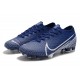 Crampons Nouveau Nike Mercurial Vapor XIII Elite FG Bleu Blanc