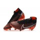 Nike Mercurial Superfly VII Elite DF SG-Pro Anti Clog Noir Blanc Cramoisi