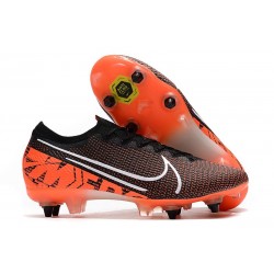 Nike Mercurial Vapor XIII Elite SG-PRO Anti-Clog Noir Blanc Cramoisi