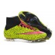 Coupe du monde 2014 Chaussures Nike Mercurial Superfly FG Jaune Rose Noir