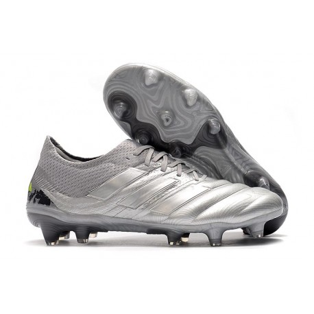 Crampons Nouvel adidas Copa 20.1 FG Argent Jaune Solaire