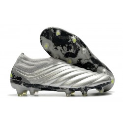 adidas Chaussure de Foot Copa 20+ FG -Argent Jaune Solaire