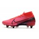 Nike Mercurial Superfly VII Elite DF SG-Pro Anti Clog Cramoisi Noir