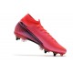 Nike Mercurial Superfly VII Elite DF SG-Pro Anti Clog Cramoisi Noir