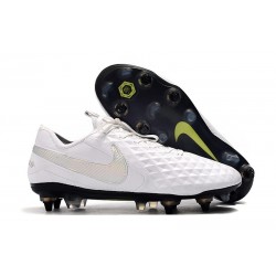 Nike Tiempo Legend 8 Elite SG-PRO Blanc Platine Gris