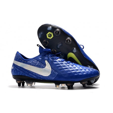 Nike Tiempo Legend 8 Elite SG-PRO Bleu Argent