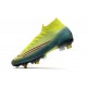 Nike Mercurial Superfly VII Elite DF SG-Pro Anti Clog Citron Noir Vert