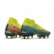 Nike Mercurial Superfly VII Elite DF SG-Pro Anti Clog Citron Noir Vert