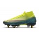 Nike Mercurial Superfly VII Elite DF SG-Pro Anti Clog Citron Noir Vert