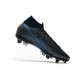 Nike Mercurial Superfly VII Elite DF SG-Pro Anti Clog Noir Bleu