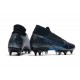 Nike Mercurial Superfly VII Elite DF SG-Pro Anti Clog Noir Bleu