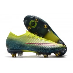 Nike Mercurial Vapor XIII Elite SG-PRO Anti-Clog Citron Noir Vert