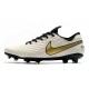 Crampons de Football Nike Tiempo Legend 8 Elite FG Blanc Or