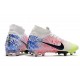 Nike Mercurial Superfly VII Elite AG-Pro Neymar Blanc Noir Bleu Volt