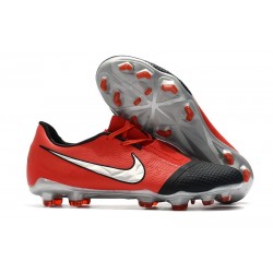 Crampon Nouveaux Nike Phantom Vnm Elite FG Cramoisi Argent Noir