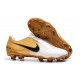 Crampon Nouveaux Nike Phantom Vnm Elite FG Or Blanc Noir