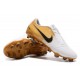 Crampon Nouveaux Nike Phantom Vnm Elite FG Or Blanc Noir