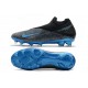 Crampon Nike Phantom Vision 2 Elite DF FG -Noir Bleu Laser Anthracite